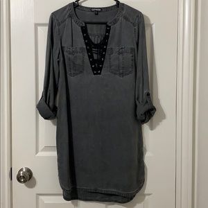 Express Sexy Shirt Dress